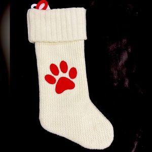 Wondershop Ivory Chunky Knit Pet Stocking